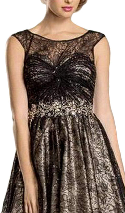 Embellished Lace A-line Homecoming Dress Dress