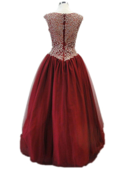 Embellished Sweetheart Evening Ballgown Dress