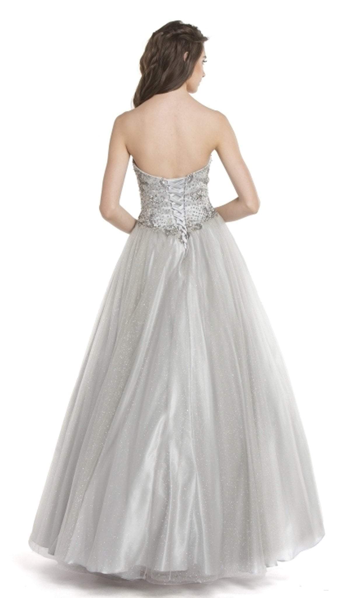 Embellished Sweetheart Neckline Evening Gown Ball Gowns