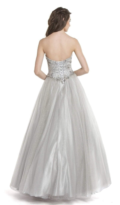 Embellished Sweetheart Neckline Evening Gown Ball Gowns