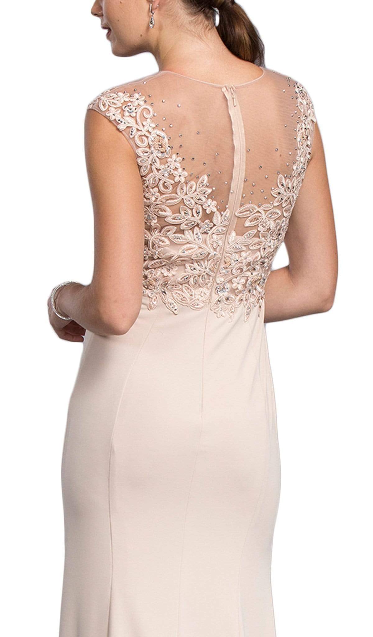 Embroidered Sheath Mother of Bride Dress Dress