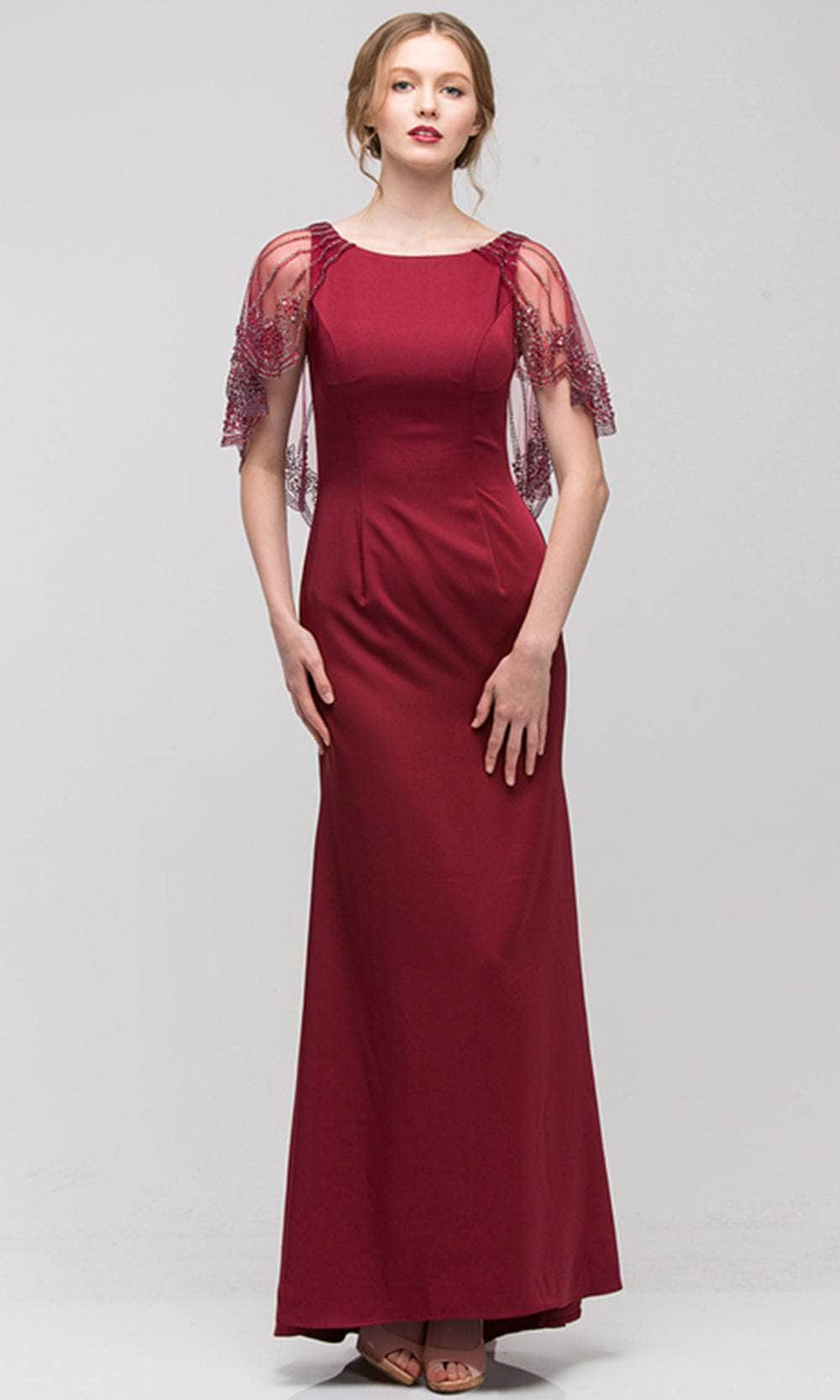 Eureka Fashion 7003 - Bateau Sheath Formal Gown Mother of the Bride  Dresses