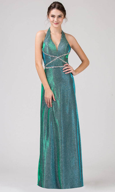 Eureka Fashion 8700 - Halter Sleeveless Gown Prom Dresses