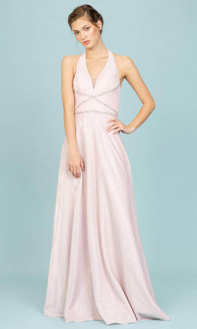 Eureka Fashion 8700 - Halter Sleeveless Gown Prom Dresses