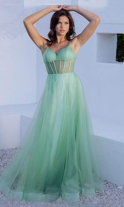 Eureka Fashion 9199 - Sweetheart Neck A-Line Dress Prom Dresses