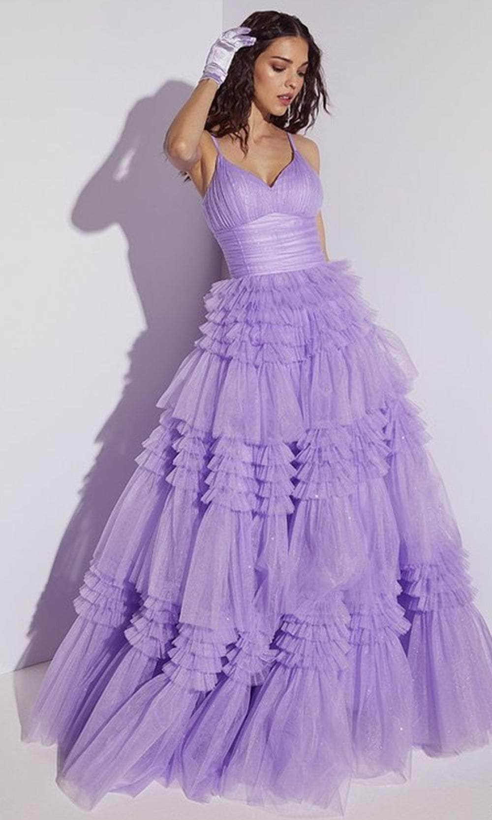 Eureka Fashion 9888 - Sleeveless Glitter Prom Ballgown Ball Gowns