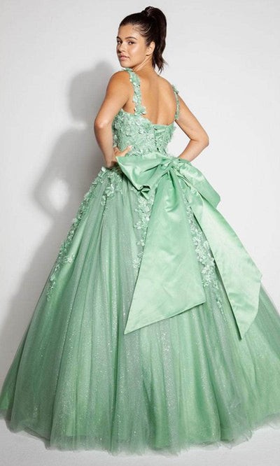 Eureka Fashion EK1004 - Sweetheart Neck 3D Embellished Ballgown Ball Gowns