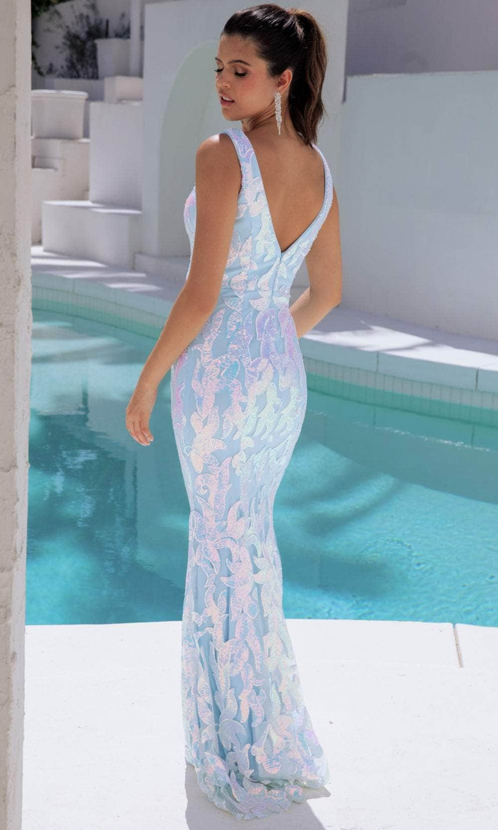 Eureka Fashion EK101 - Sequin Mermaid Gown Prom Dresses