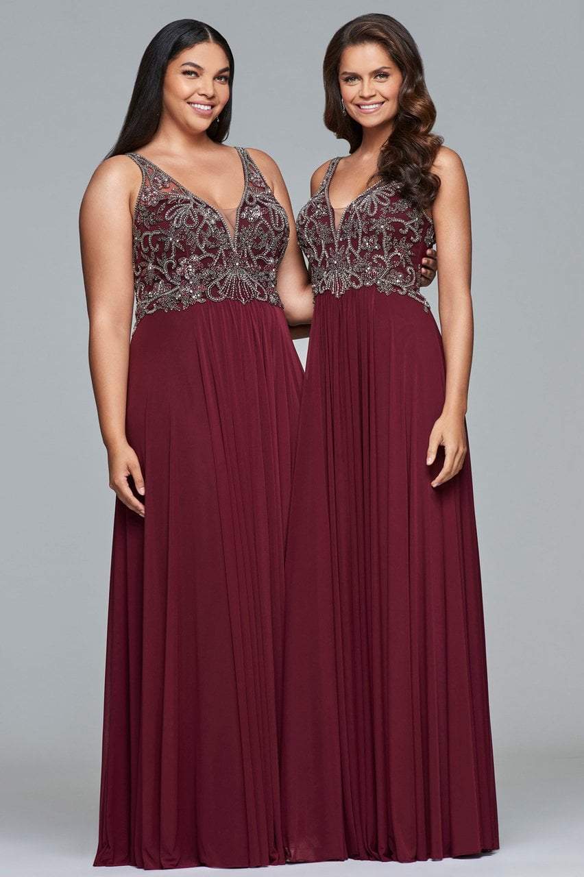 Faviana 10017 - Long Faviana_10017Sc A-Line Dress