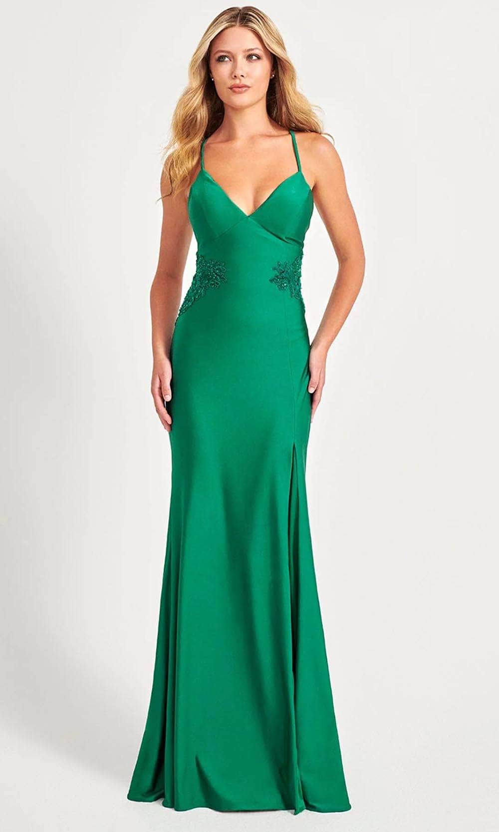 Faviana 11020 - Mermaid Gown 00 / Dark Emerald