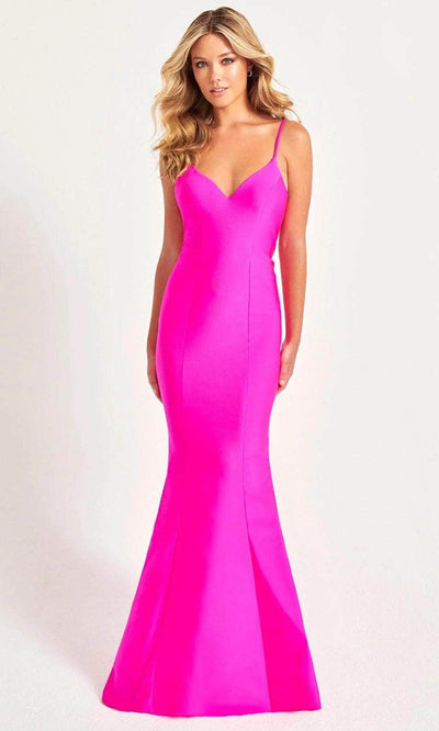 Faviana 11047 - Mermaid Gown 00 / Hot Pink