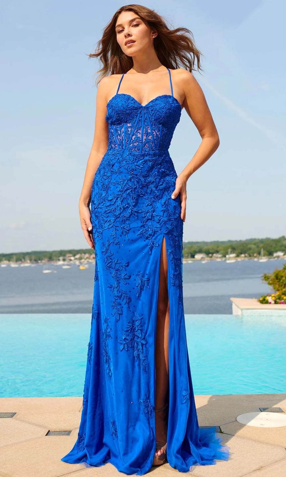 Faviana 11054 - Corset Gown 00 / Royal