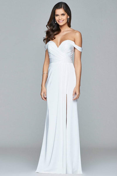 Faviana - Off-Shoulder Drape Gown 8083 Prom Dresses