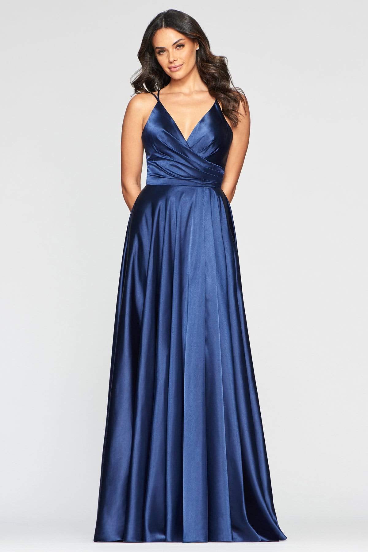 faviana navy blue prom dress Faviana S10429 Dress