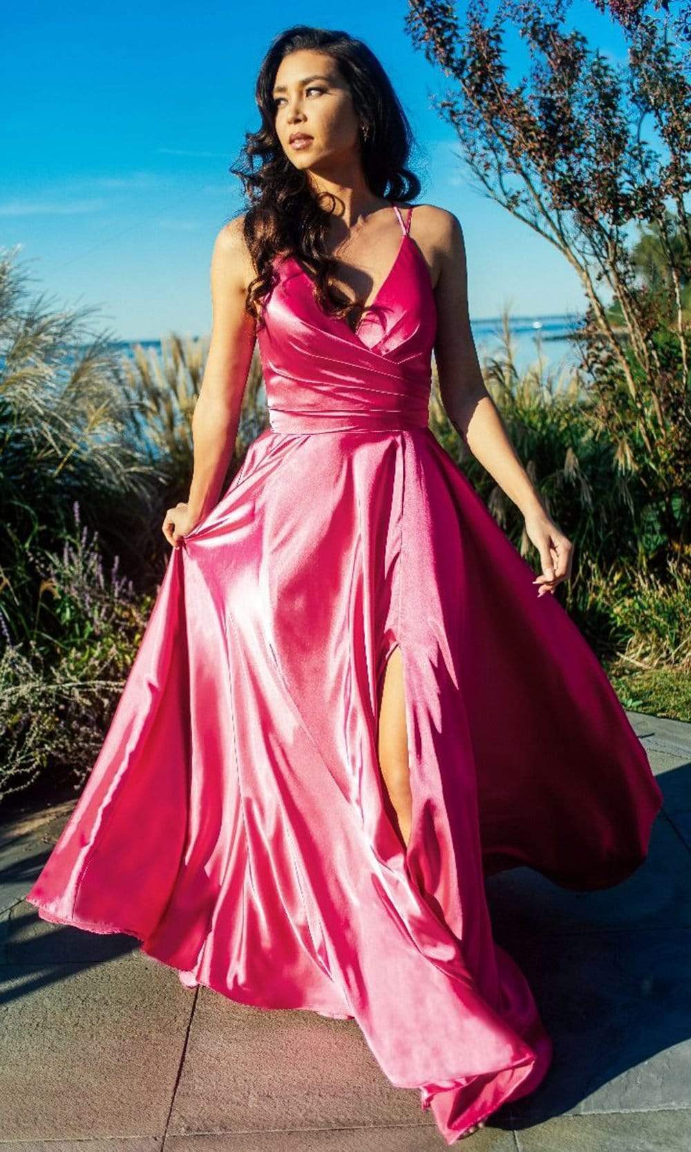 Faviana S10429 - Long A-Line Dress ADASA Faviana S10429 - Long A-Line Dress ADASA