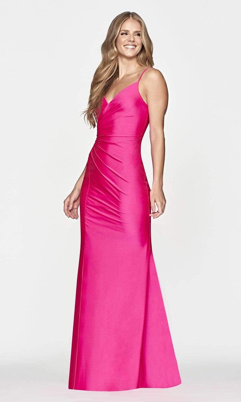 Faviana - S10644 Sleeveless Ruched Trumpet Gown Prom Dresses