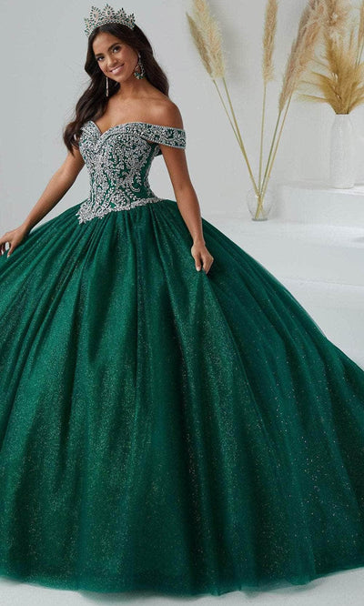 Fiesta Gowns 56446 - Shimmering Off-shoulder Ballgown Special Occasion Dress