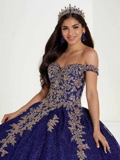 Fiesta Gowns 56447 - Embroidered Off-shoulder Sweetheart Neck Ballgown Special Occasion Dress