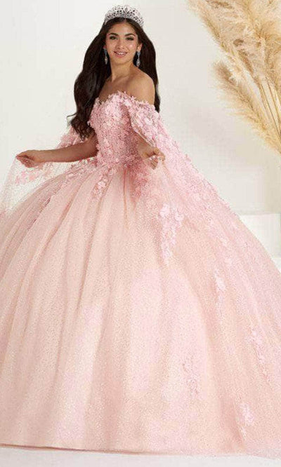 Fiesta Gowns 56454 - Floral Appliqued Sleeveless Ballgown Special Occasion Dress