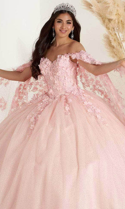 Fiesta Gowns 56454 - Floral Appliqued Sleeveless Ballgown Special Occasion Dress
