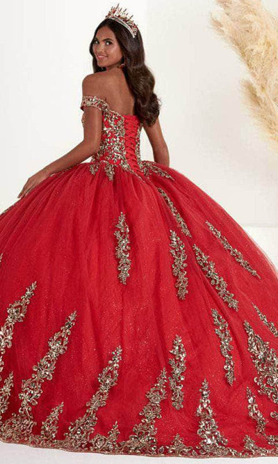 Fiesta Gowns 56455 - Embroidered Off-shoulder Sweetheart Ballgown Special Occasion Dress