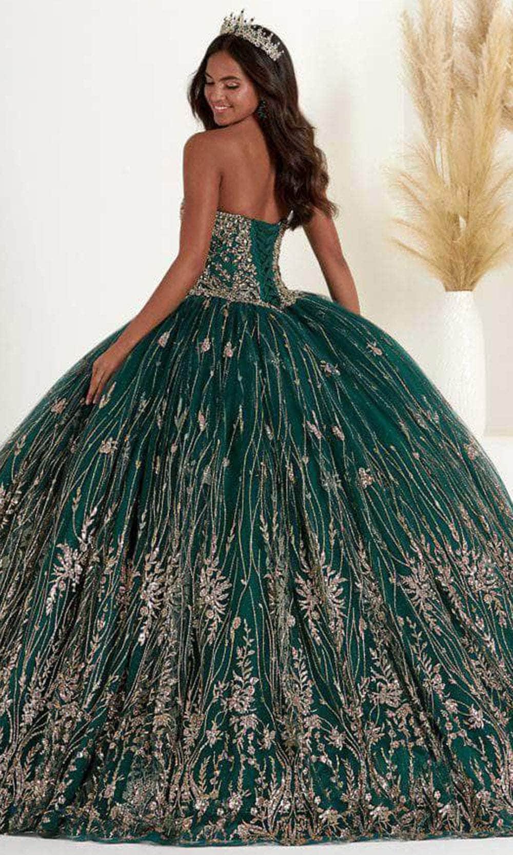 Fiesta Gowns 56458 - Bejeweled Strapless Ballgown Special Occasion Dress