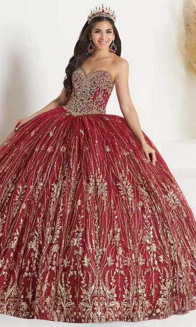 Fiesta Gowns 56458 - Bejeweled Strapless Ballgown Special Occasion Dress