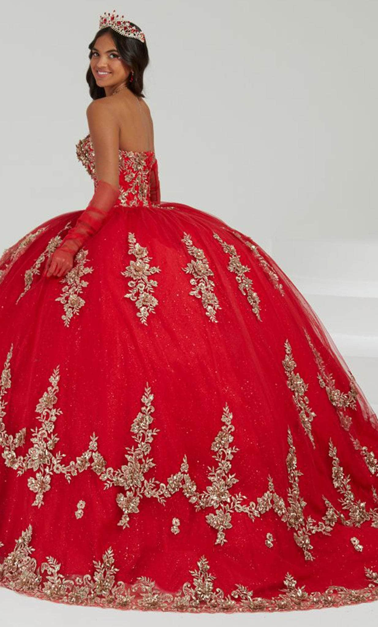 Fiesta Gowns 56478 - Strapless Sweetheart Quinceanera Gown Ball Gowns