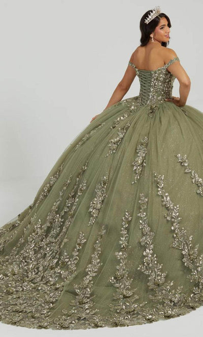 Fiesta Gowns 56484 - Embroidery Floral Ball Gown Ball Gowns