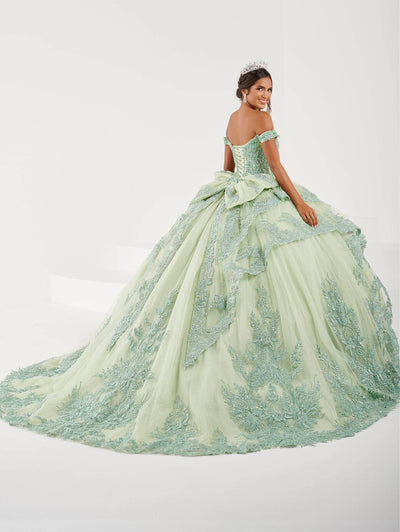 Fiesta Gowns 56492 - Off-Shoulder Embroidered Ballgown Special Occasion Dress