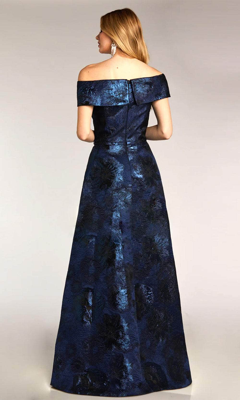 Gia Franco 12250 - Off Shoulder Jacquard Evening Dress Evening Dresses 