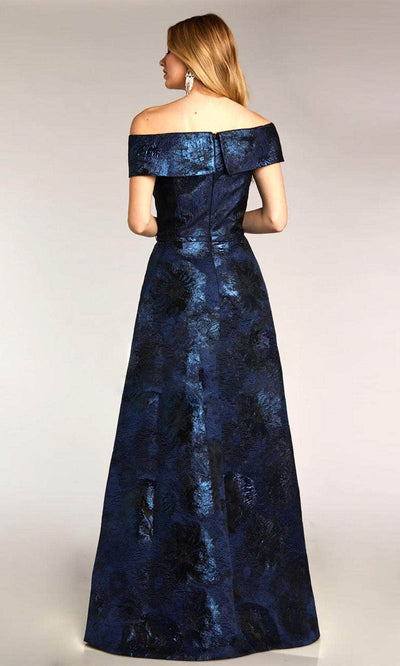 Gia Franco 12250 - Off Shoulder Jacquard Evening Dress Evening Dresses 