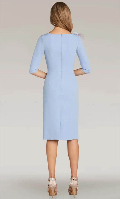 Gia Franco 12318 - Quarter Sleeve Applique Dress Semi Formal 