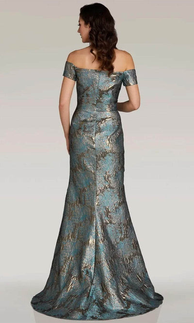 Gia Franco 12378 - Metallic Trumpet Evening Dress Evening Dresses 