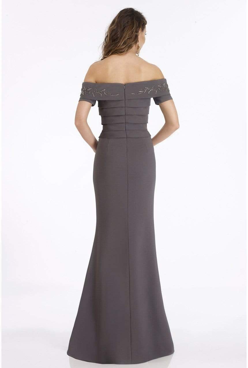 Gia Franco - 12916 Off-Shoulder Pleated Evening Gown Special Occasion Dress