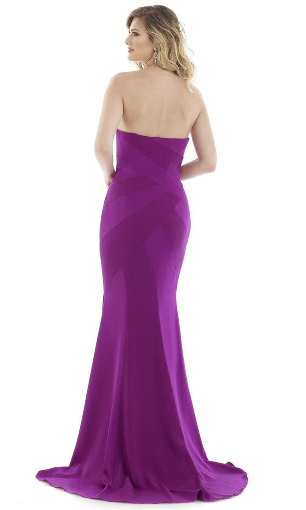 Gia Franco - 12984 Seamed Asymmetrical Mermaid Gown Evening Dresses