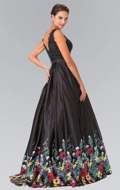 Elizabeth K - GL2251 Sparkling V-Neck Long Dress Special Occasion Dress