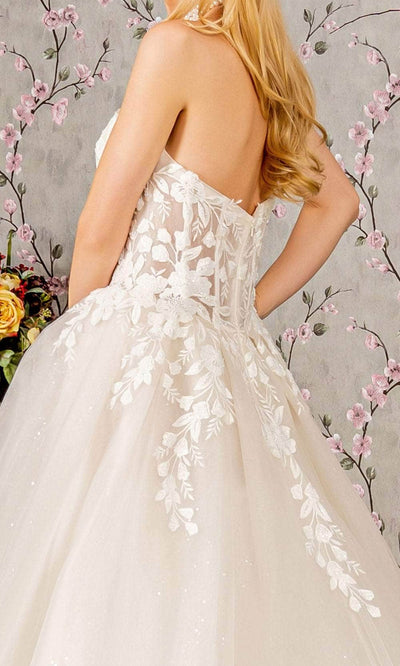 GLS by Gloria Bridal GL3349 - Corset Embellished Ballgown Ball Gowns