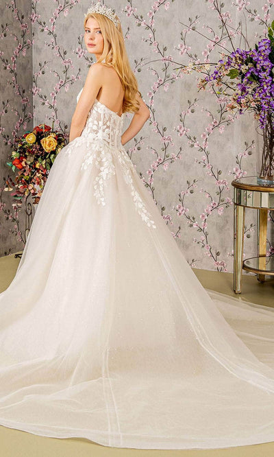 GLS by Gloria Bridal GL3349 - Corset Embellished Ballgown Ball Gowns