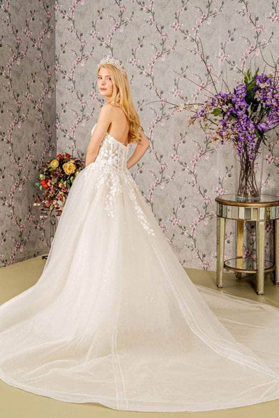 GLS by Gloria Bridal GL3349 - Corset Embellished Ballgown Ball Gowns