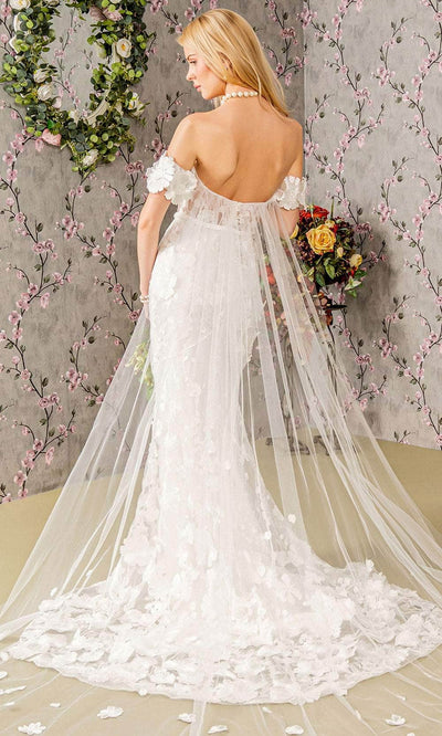 GLS by Gloria Bridal GL3424 - Illusion Off-Shoulder Wedding Dress Wedding Dresses