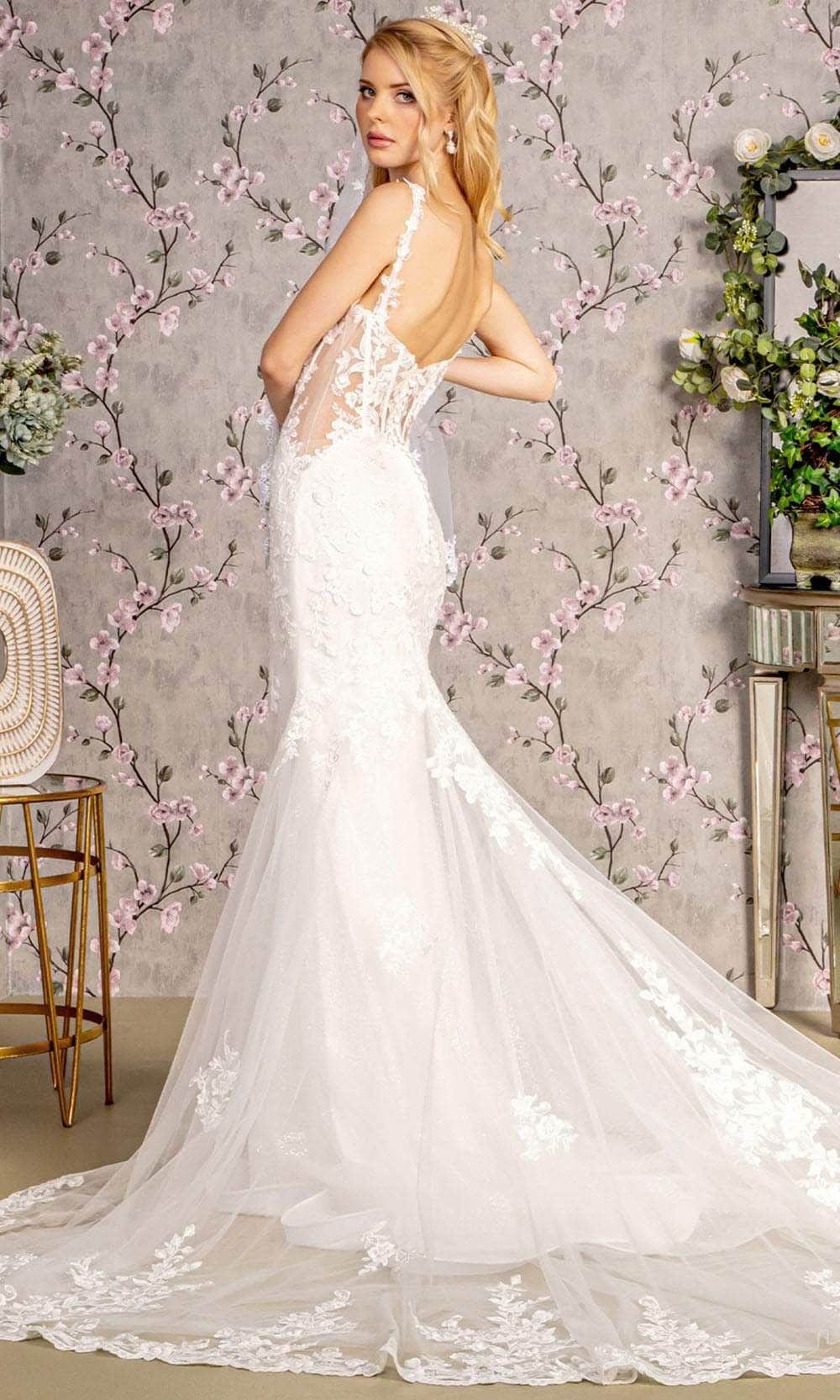 GLS by Gloria Bridal GL3478 - Sheer Corset Bodice Mermaid Gown Wedding Dresses