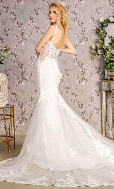 GLS by Gloria Bridal GL3478 - Sheer Corset Bodice Mermaid Gown Wedding Dresses