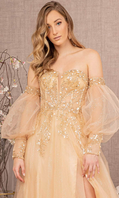 GLS by Gloria GL3118 - Sweetheart Sequin Mesh Prom Gown Special Occasion Dress