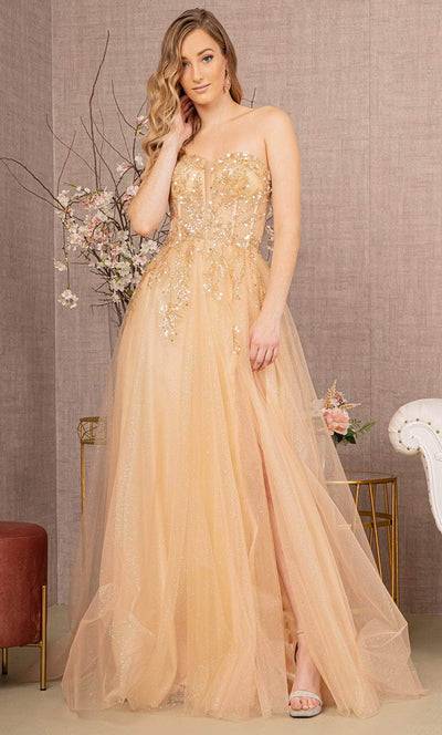 GLS by Gloria GL3118 - Sweetheart Sequin Mesh Prom Gown Special Occasion Dress