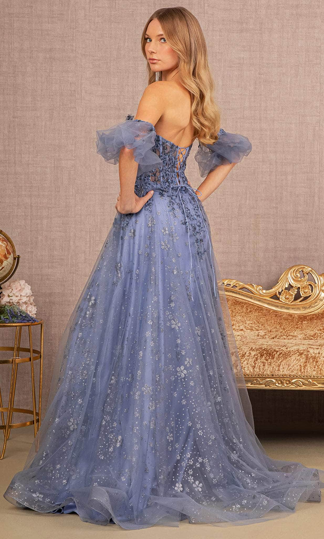 GLS by Gloria GL3126 - Embroidered Sweetheart Prom Gown Special Occasion Dress