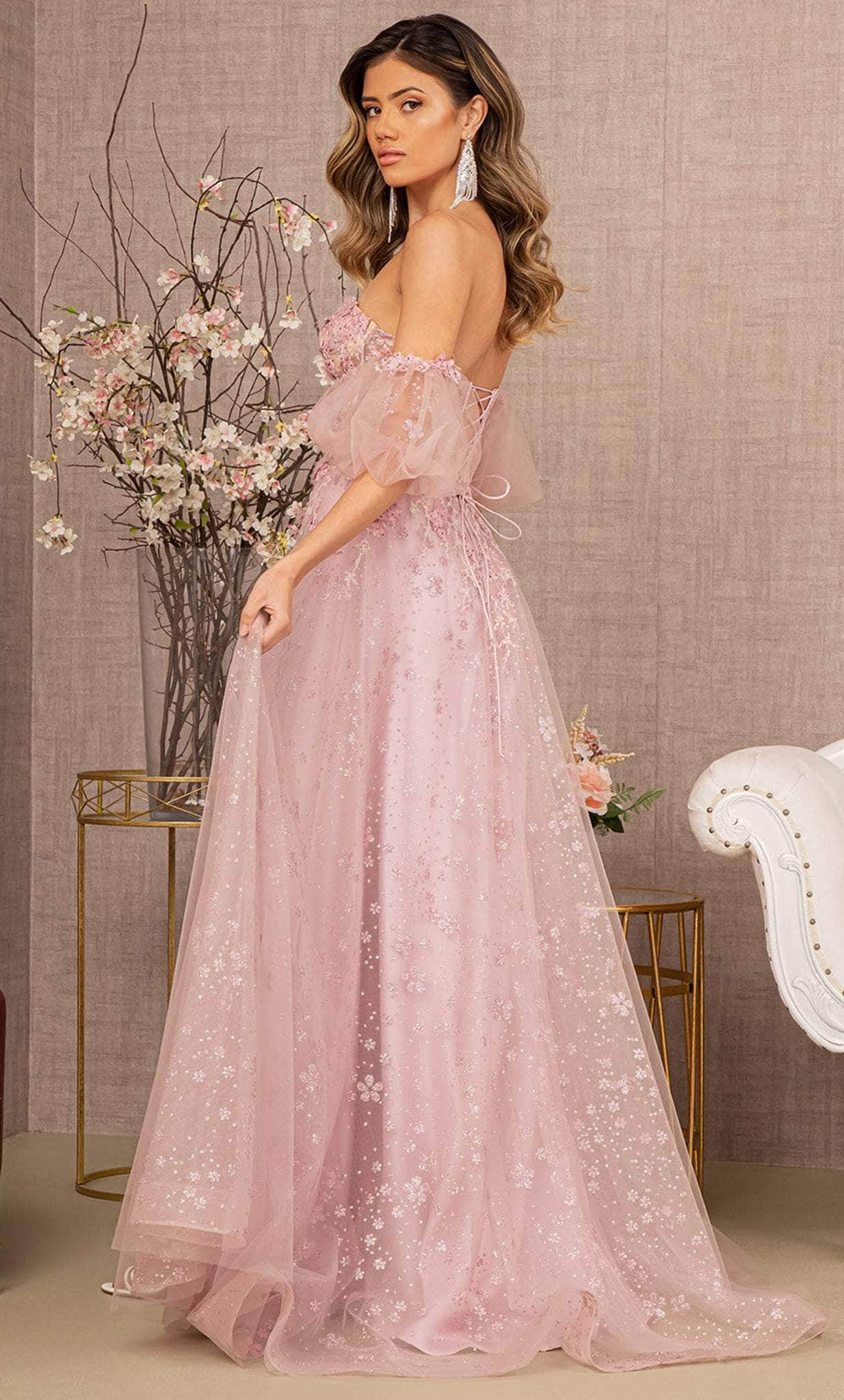 GLS by Gloria GL3126 - Embroidered Sweetheart Prom Gown Special Occasion Dress