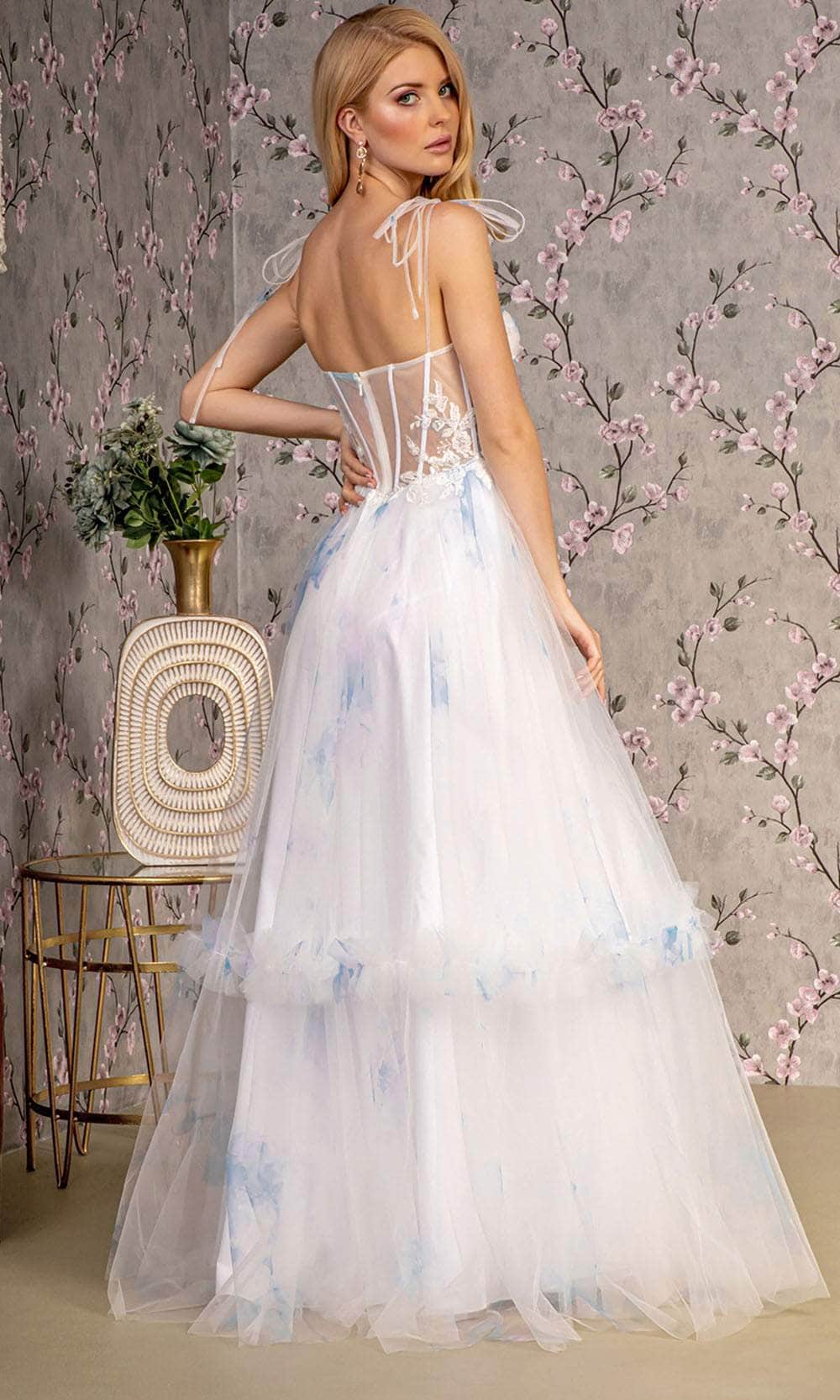 GLS by Gloria GL3208 - Embroidered A-Line Gown Prom Dresses