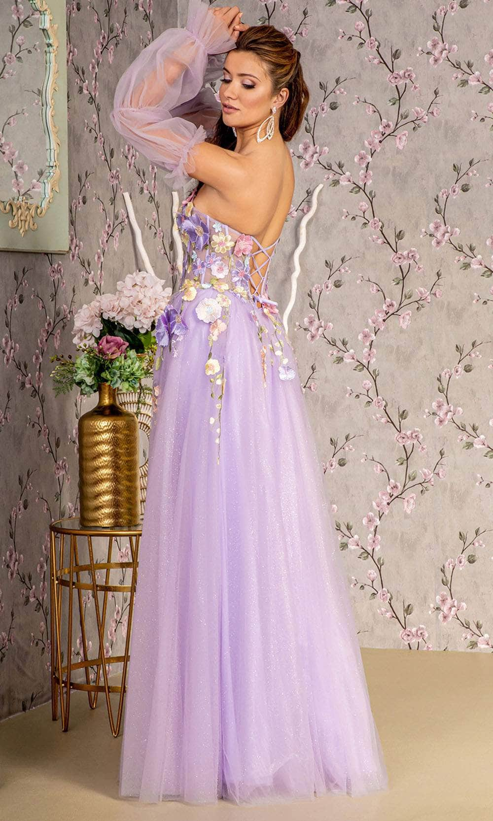 GLS by Gloria GL3233 - Sweetheart Neck A-Line Gown Prom Dresses