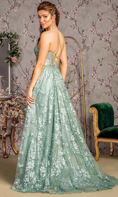 GLS by Gloria GL3254 - Glitter Sleeveless Gown Prom Dresses